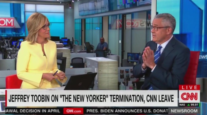 PHOTO Jeffrey Toobin Keeping His Hands Together Above The Table Like A Gentlemen