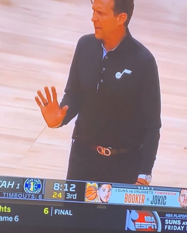 PHOTO Quin Snyder Has A Ferragamo Belt