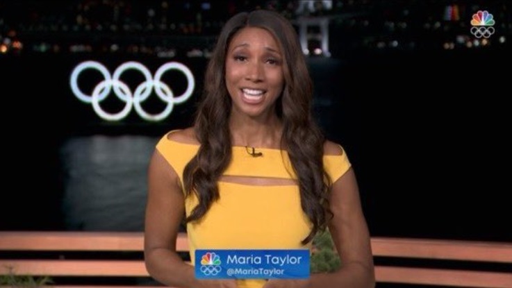 PHOTO Maria Taylor Looks At Home Covering Olympics For NBC