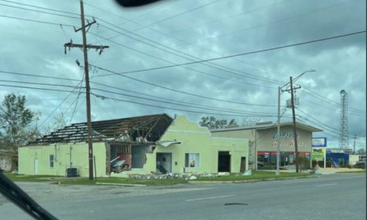 PHOTO Brand New House In LaPlace Damaged Beyond Repair