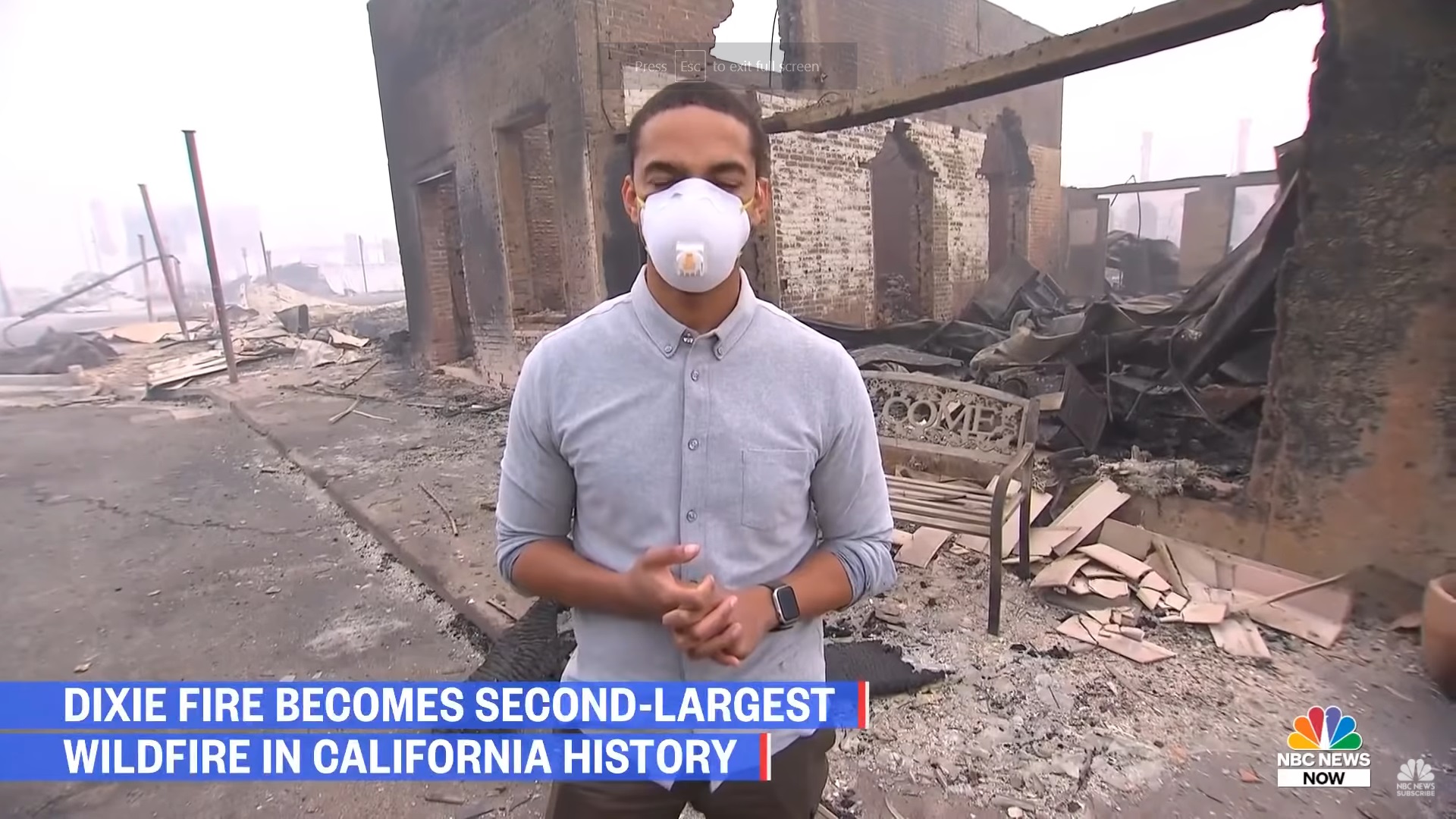 PHOTO Close Up View Of Greenville California Post-Fire Will Blow Your Mind