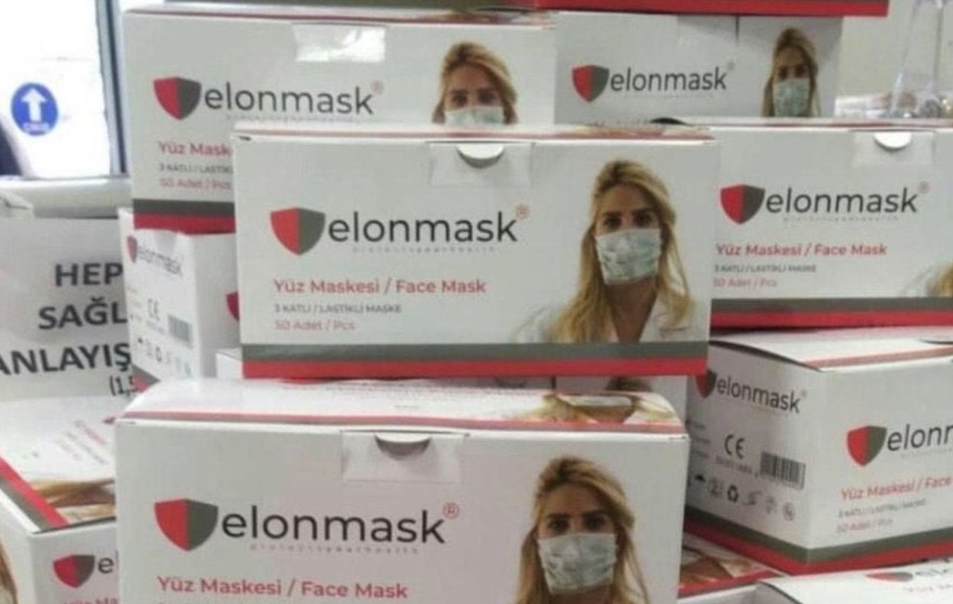 PHOTO Elon Musk Has His Own Brand Of Face Masks Called elonmask