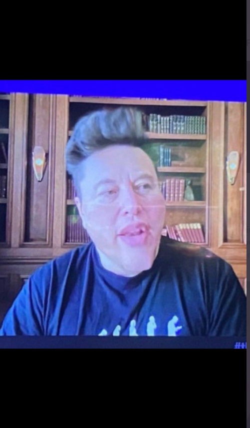 PHOTO Elon Musk Shapeshifting Into A Mars Like Creature