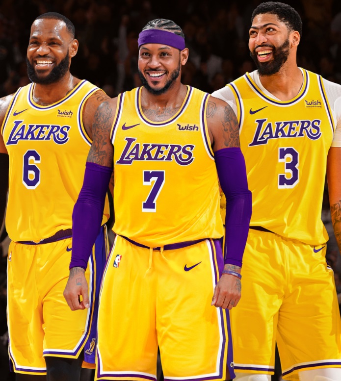 PHOTO Forget Russell Westbrook Carmelo Anthony With AD And Lebron In Lakers New Big 3