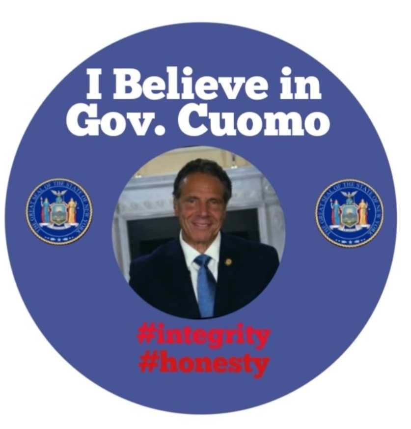 PHOTO I Believe In Governor Cuomo Badge