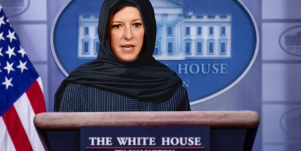 PHOTO Jen Psaki Wearing A Hijab