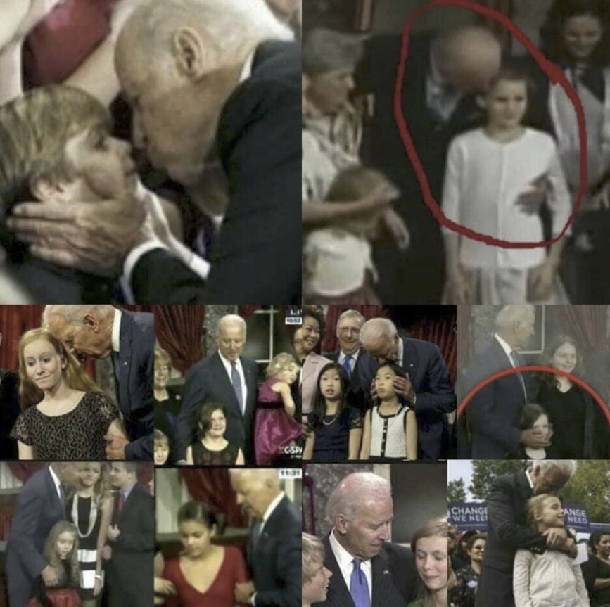 PHOTO Many Incidences Of Joe Biden Groping Young Children