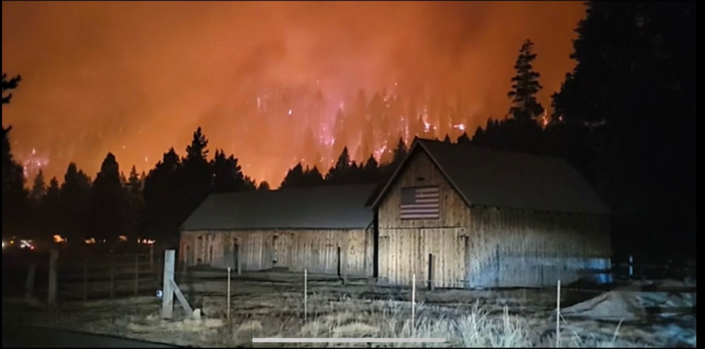 PHOTO This View Shows You How Close Caldor Fire Is To Advancing Into Lake Tahoe