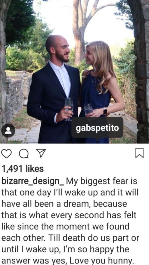 PHOTO Brian Laundrie Was Very Afraid Of Gabby Petito Breaking Up With Him