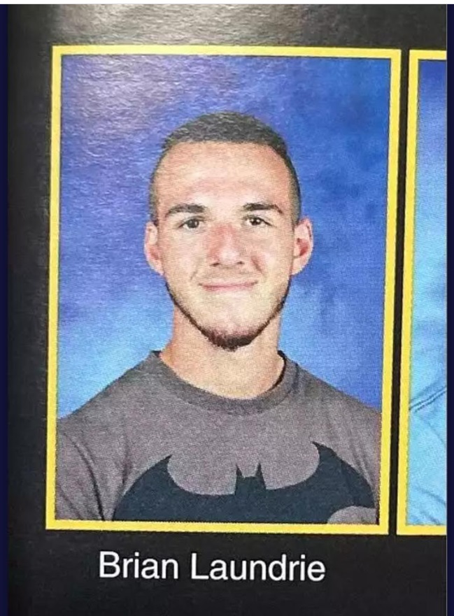 PHOTO Brian Laundrie Wearing A Batman T-Shirt In His High School Yearbook Picture