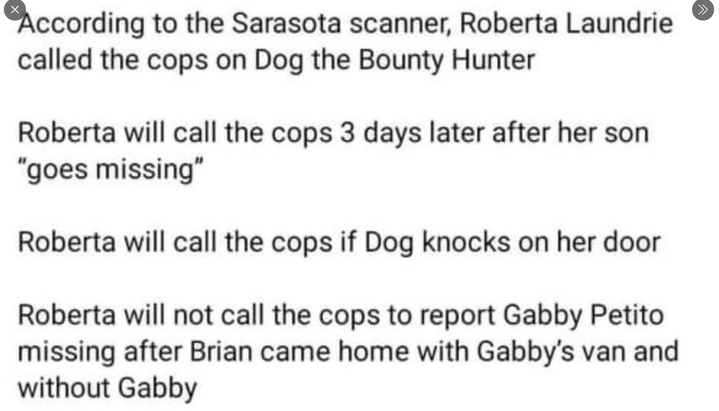 PHOTO Brian Laundrie's Mother Called The Sarasota Police On Dog The Bounty Hunter For Coming To Her Door