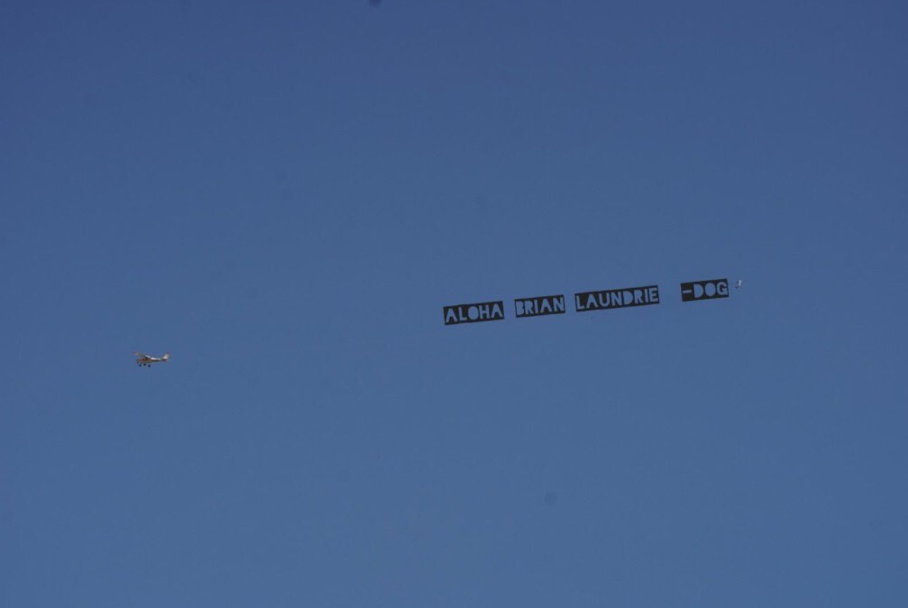 PHOTO Dog The Bounty Hunter Has Plane Flying Aloha Brian Laundrie Banner Over Tropical Island Where He's Hiding