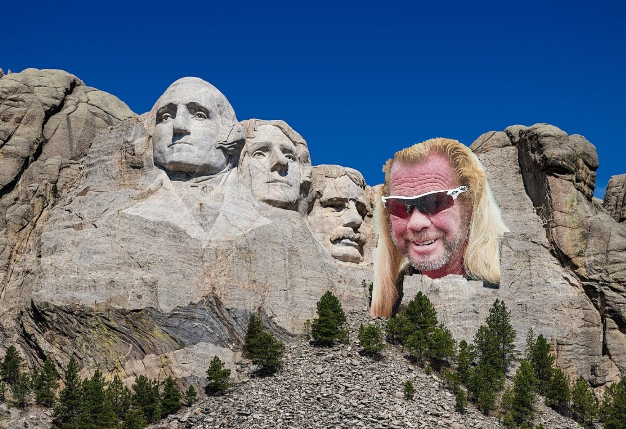 PHOTO Dog The Bounty Hunter On Mount Rushmore If He Finds Brian Laundrie