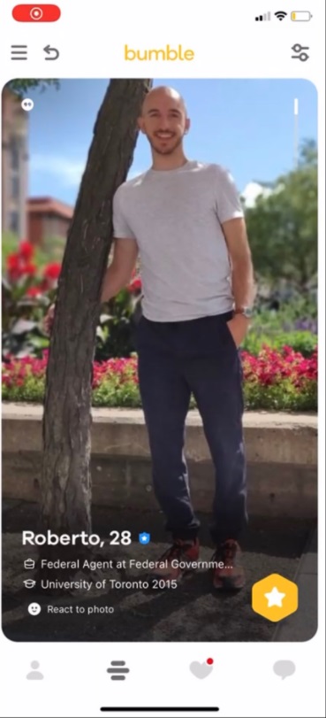 PHOTO Dude In Toronto That Looks Like Brian Laundrie Is On Bumble