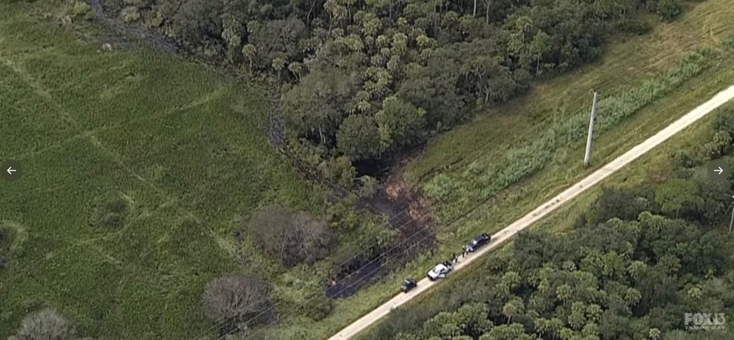 PHOTO Florida Police Narrowed Search For Brian Laundrie To Heavily Treed Area Near A One Way Road