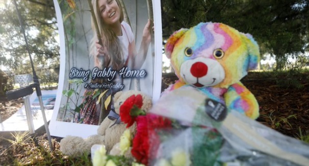 PHOTO Gabby Petito Memorial Setup At Teton National Forest