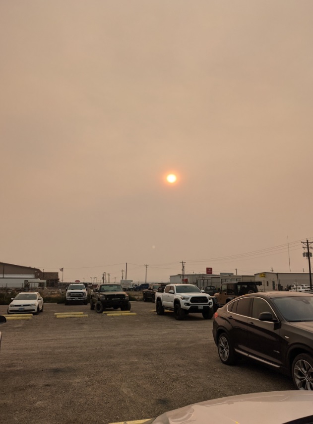 PHOTO Heavy Smoke Plastering The Sky 300 Miles From Lake Tahoe