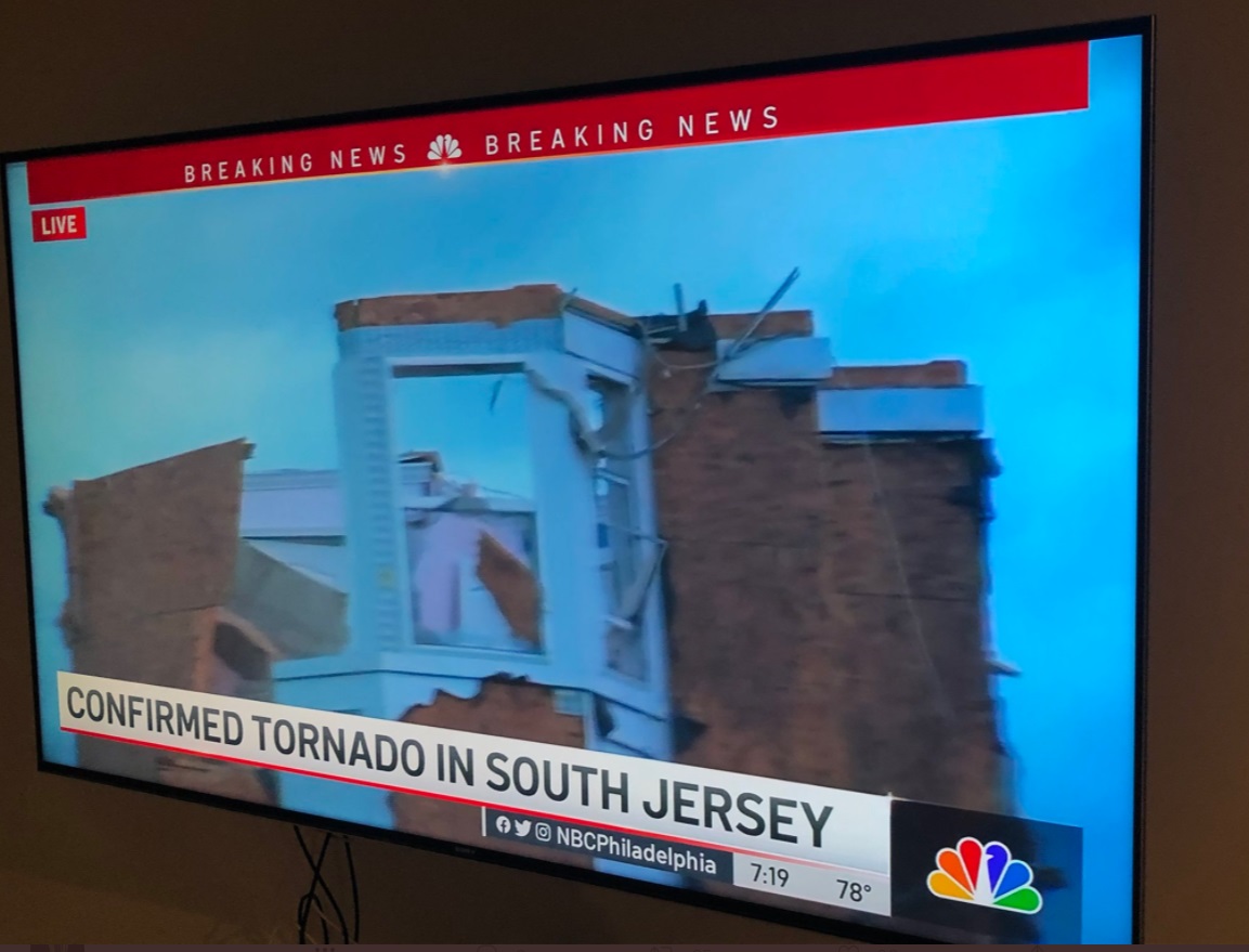 PHOTO News Station In Philadelphia Is Showing The Extensive Damage In Mullica Hill And It's Not Good