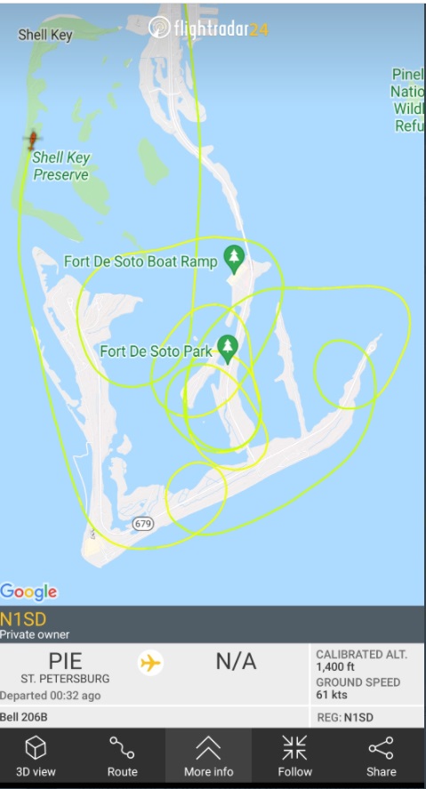 PHOTO Police Have Searched Every Inch Of Fort De Soto Park By Helicopter And Still Found Nothing