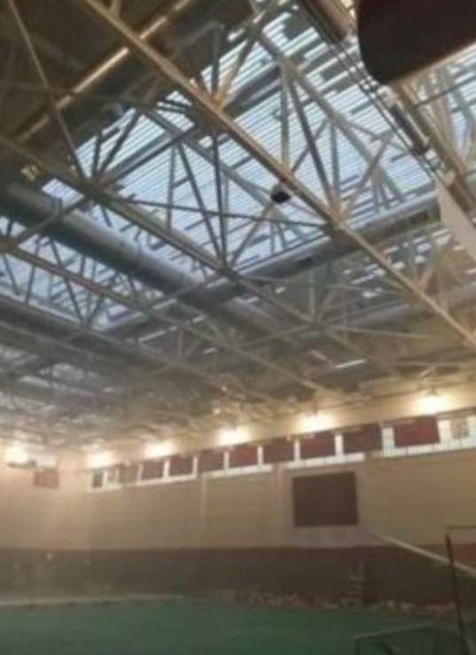 PHOTO Roof Was Ripped Off Indoor Pool Cover At Upper Dublin High School Willow Grove