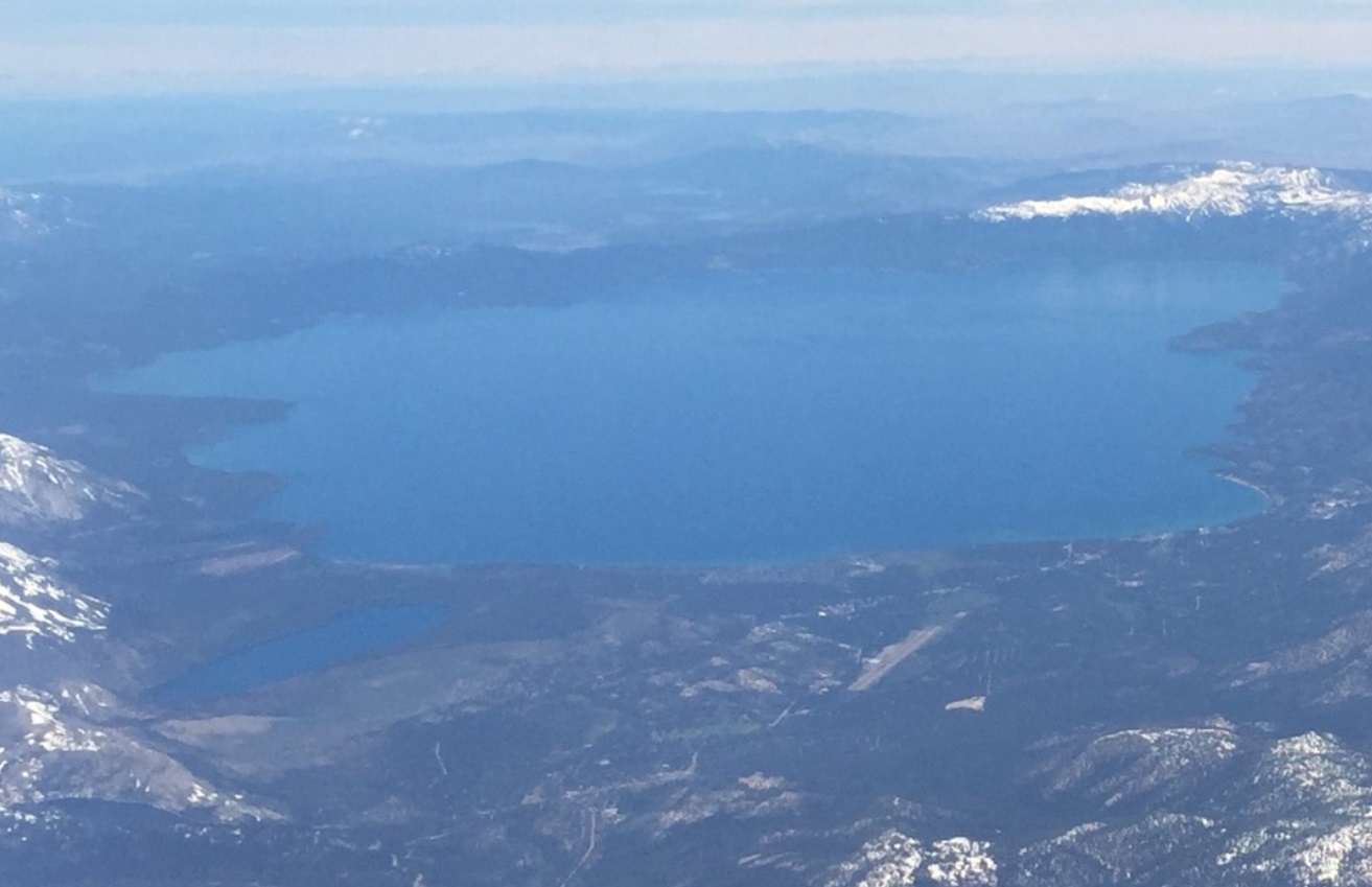 PHOTO Snowy Patch South Of Lake Tahoe And Fallen Leaf Lake Before It Ignited On Fire 