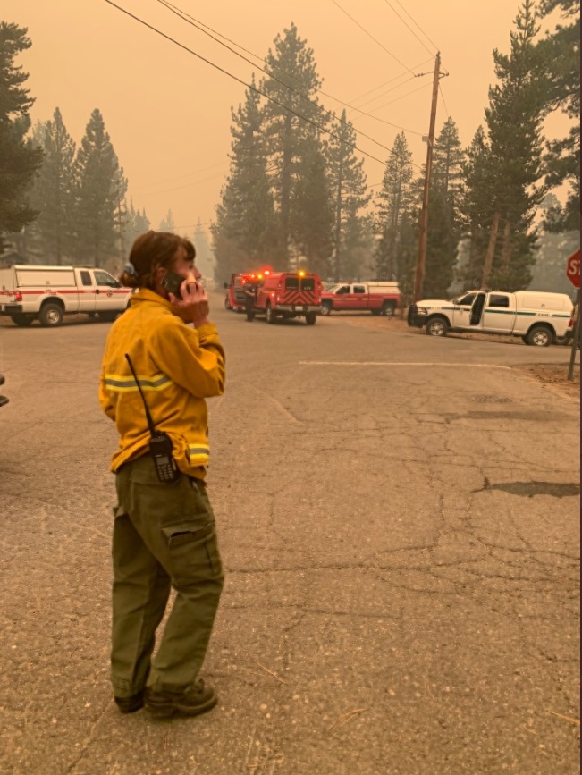 PHOTO South Lake Tahoe Has Turned Into A Parking Lot For Fire Trucks