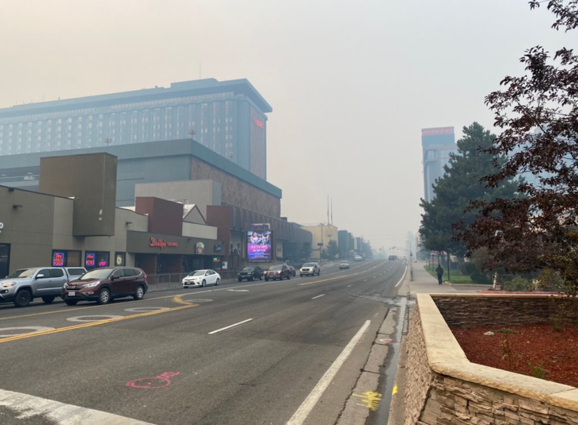 PHOTO Stateline NV Smoky From Caldor Fire