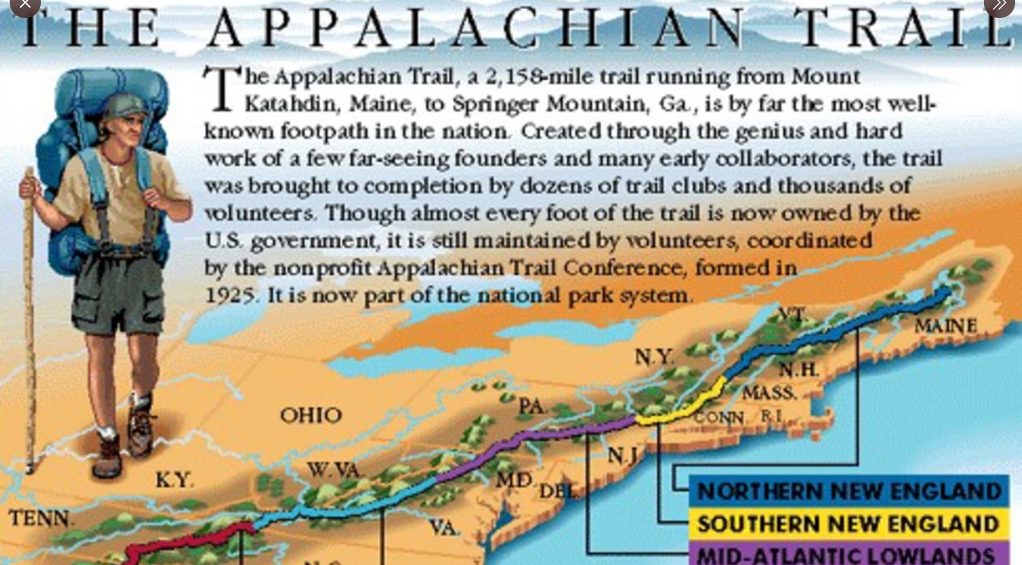 PHOTO The Appalachian Trail Is 2158 Miles Of Land Where Brian Laundrie Could Be Hiding