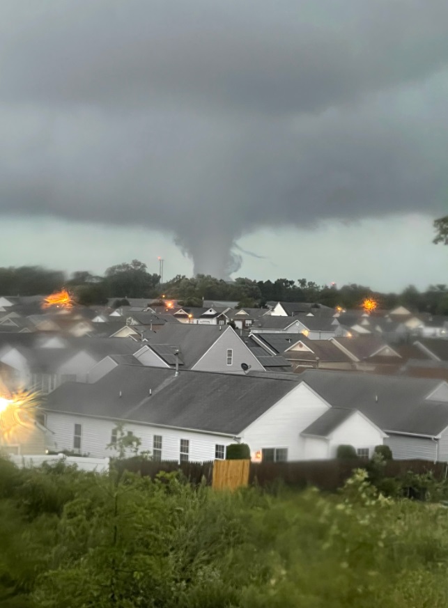 PHOTO Tornado Was Spinning Over Houses In Burlington City