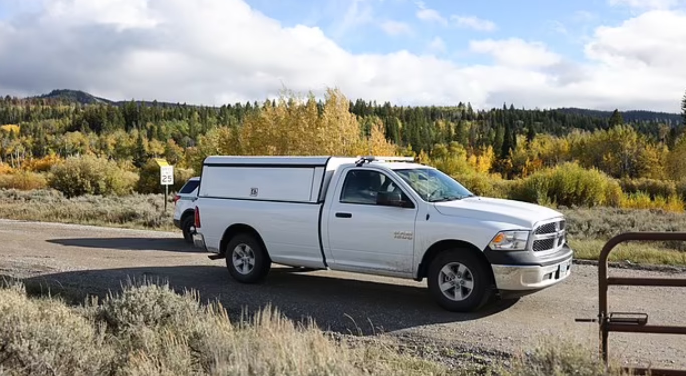 PHOTO Truck Driving Away With Gabby Petito's Body In Wyoming After It Was Found