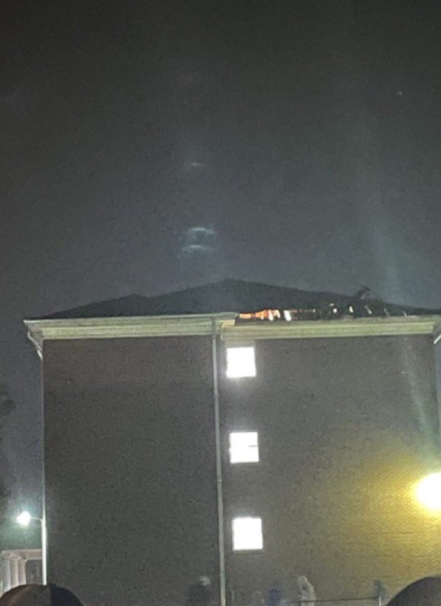 PHOTO Brooke Hall In Montevallo Alabama Damaged By Tornado