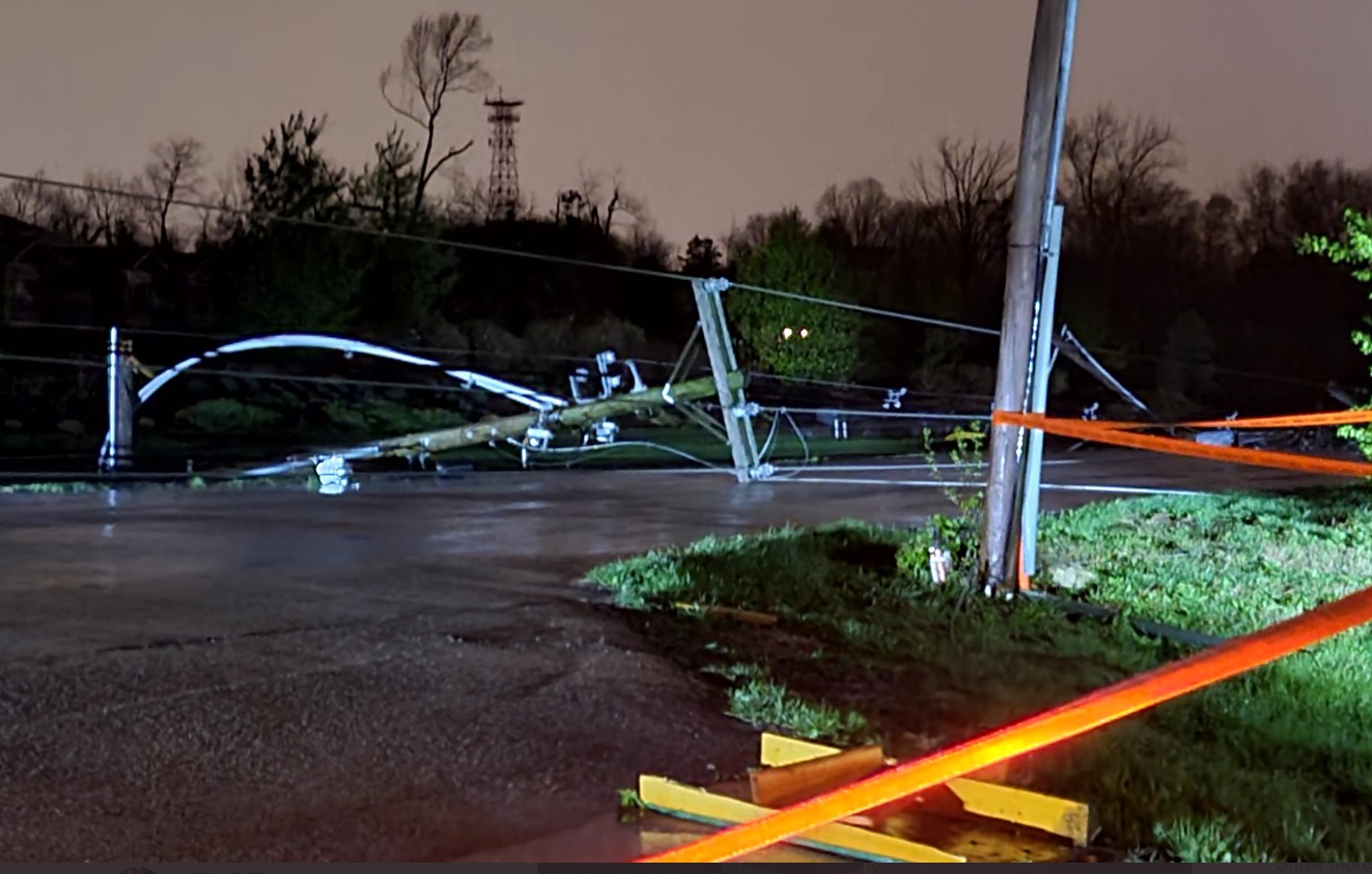 PHOTO Tornado Knocked Down All The Power Lines On Bardstown Rd And Long