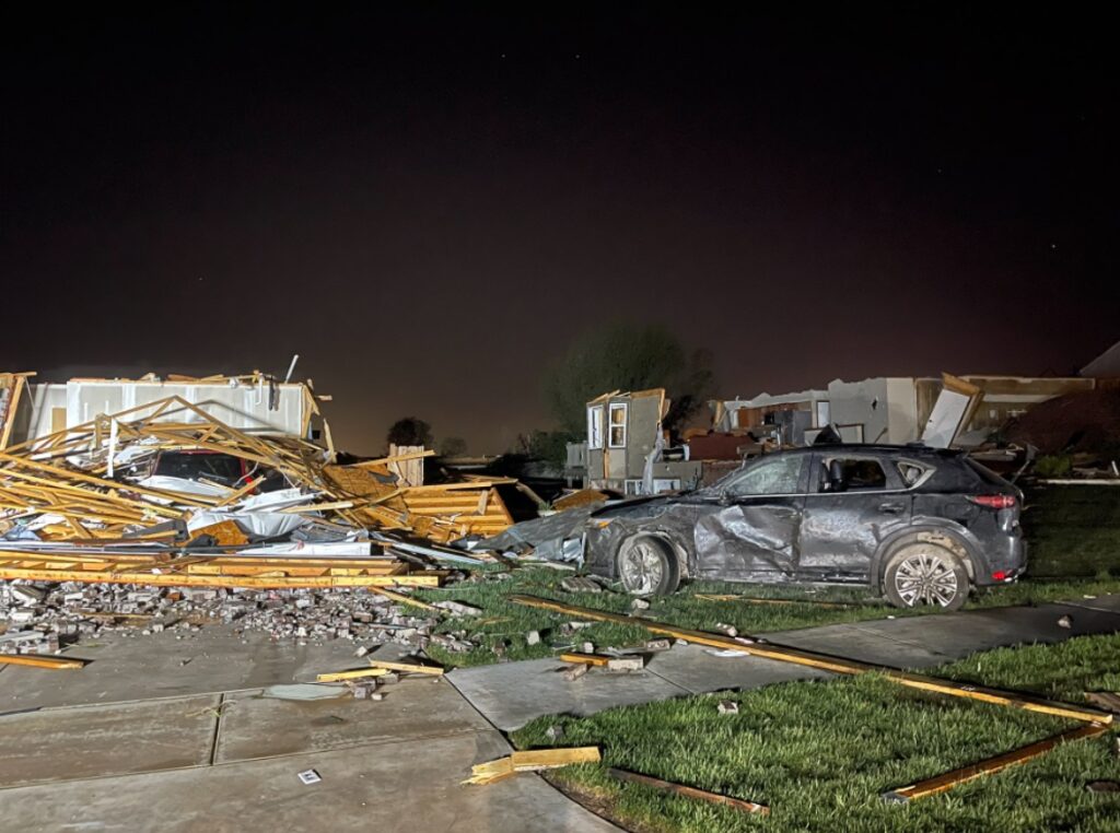 PHOTO Andover Kansas Took A Direct Hit From Tornado What's Left Of
