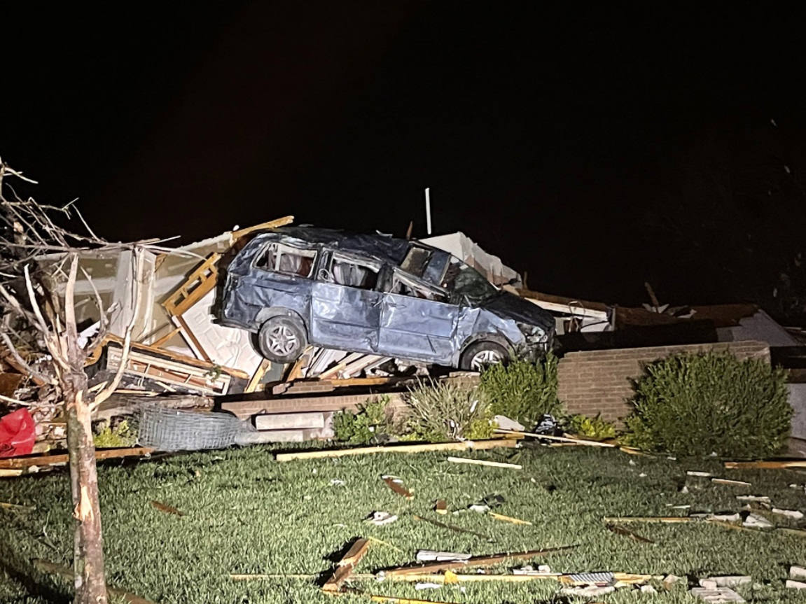 PHOTO Andover Kansas Took A Direct Hit From Tornado What's Left Of