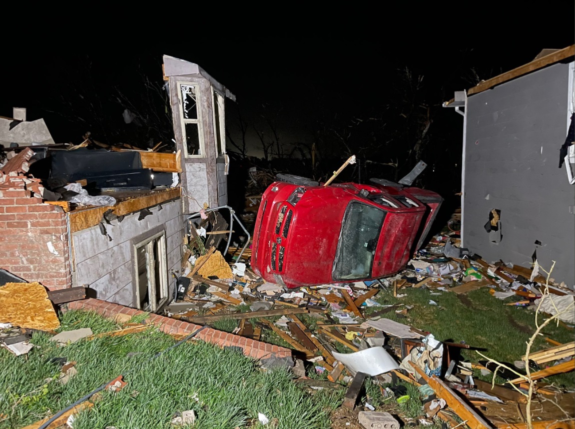 PHOTO Andover Kansas Took A Direct Hit From Tornado What's Left Of