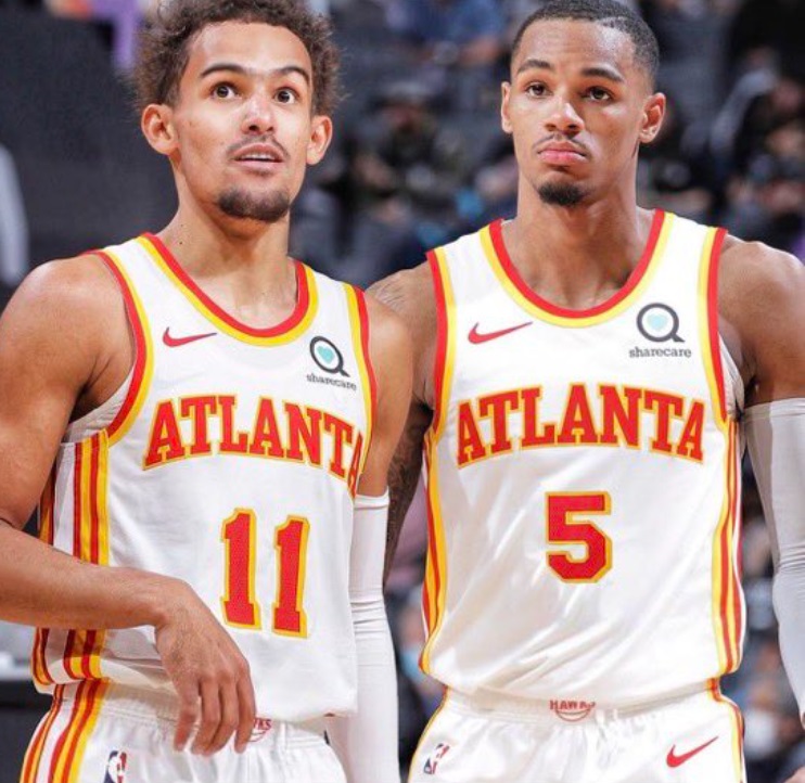 PHOTO Dejounte Murray In An Atlanta Hawks Uniform