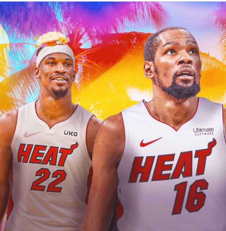 PHOTO Kevin Durant In A Miami Heat Uniform