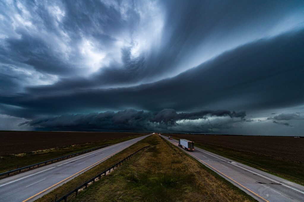PHOTO Of Shelf Clouds Over I70 In Stratton Colorado