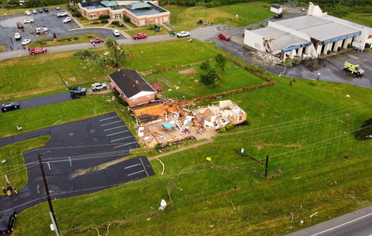 PHOTO Tornado Damage In Goshen Ohio Is Unreal With Houses Leveled All