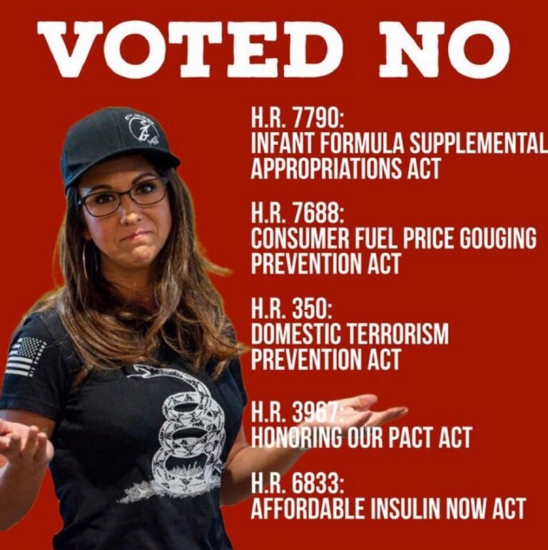 PHOTO What Lauren Boebert Voted No On Meme