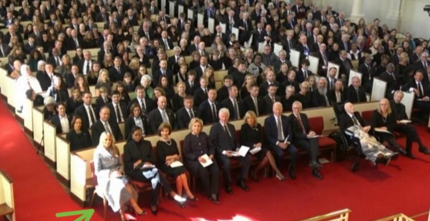 Photo Of All The People In The Front Row At Jimmy Carter S Wife S Funeral