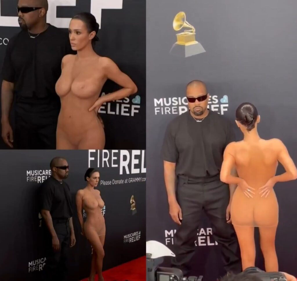 PHOTO Kanye West And Bianca Censori Showed Up At Grammys Uninvited And