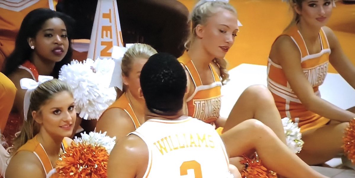 PHOTO: Tennessee Cheerleaders Looking At Grant Williams Like U Bae We Know U Getting That NBA Contract