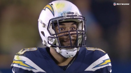 PHOTO Chargers Player Liking What He's Sees