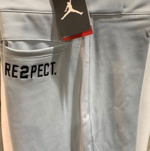 PHOTO Derek Jeter Jordan Pants Have Respect Written On The As