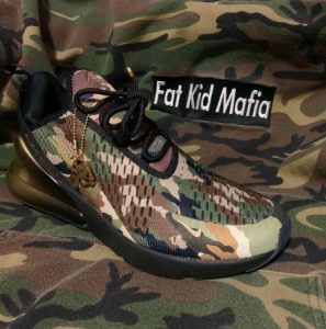 PHOTO Fat Kid Mafia Army Camoflague Nike Shoes