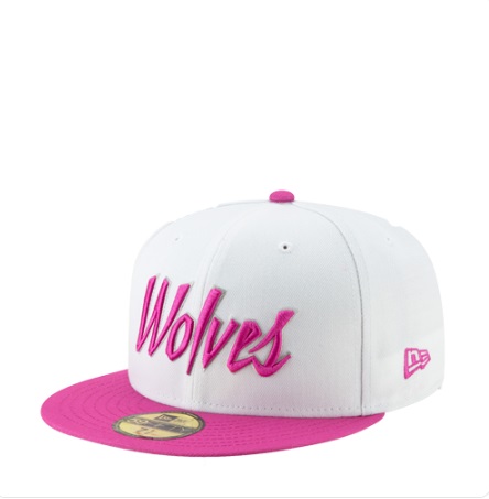 PHOTO Pink Timberwolves Hat