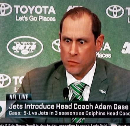 PHOTO Adam Gase Looking Like A Crazy Man