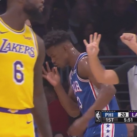 PHOTO Jimmy Butler Pretending To Smoke A Joint