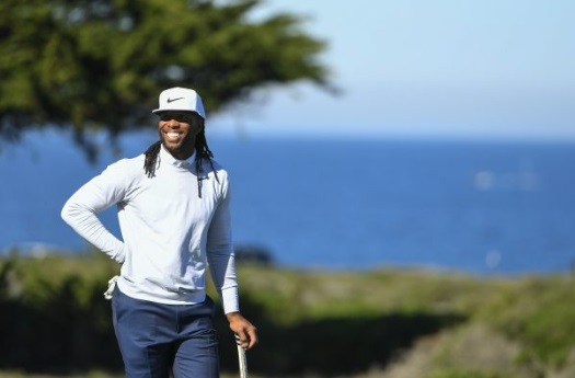 PHOTO Larry Fitzgerald Playing Golf With Barrack Obama In Florida